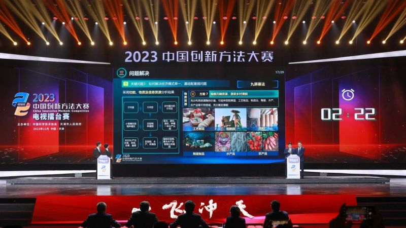 2023年中國創(chuàng)新方法大賽電視擂臺賽在津舉辦 2023年中國創(chuàng)新方法大賽電視擂臺賽在津舉辦
